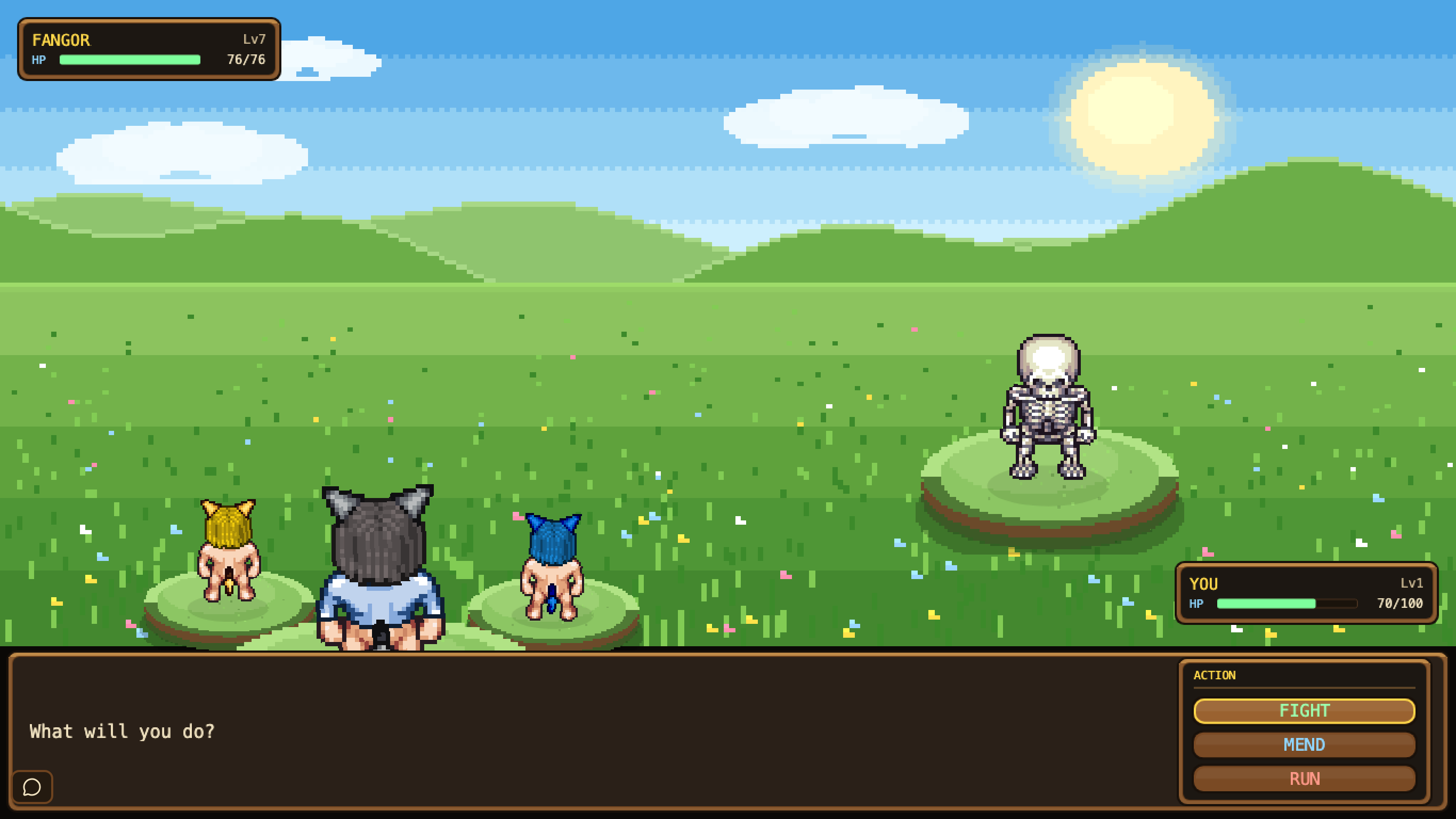 Turn-based battle